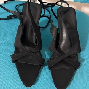 Elegant Black Women's Strappy Sandals